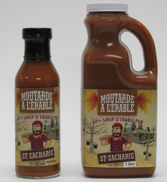 Moutarde à l'érable, produits du Terroir, Ferme JN Morin Les Sauces BBQ St-Zacharie