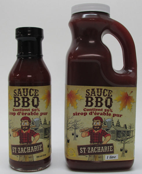 Sauce BBQ à l'érable St-Zacharie, produit du terroir, Ferme JN Morin, Les Sauces BBQ St-Zacharie Inc.