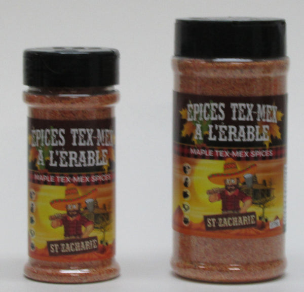 Épices Tex-Mex à l'érable, produits du Terroir, Ferme JN Morin Les Sauces BBQ St-Zacharie