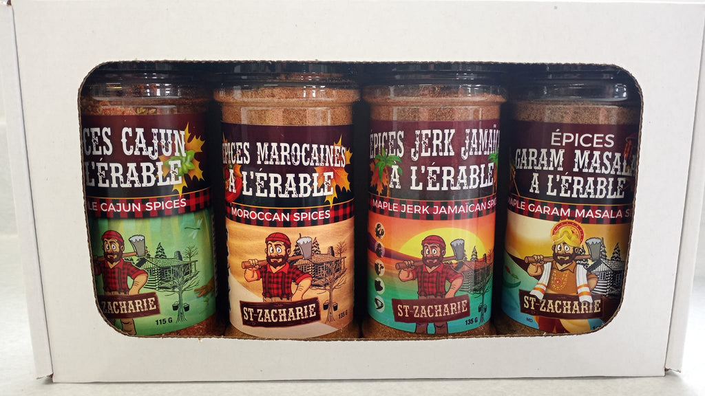 Coffret Saveur du monde, Ferme JN Morin, Les Sauces BBQ St-Zacharie