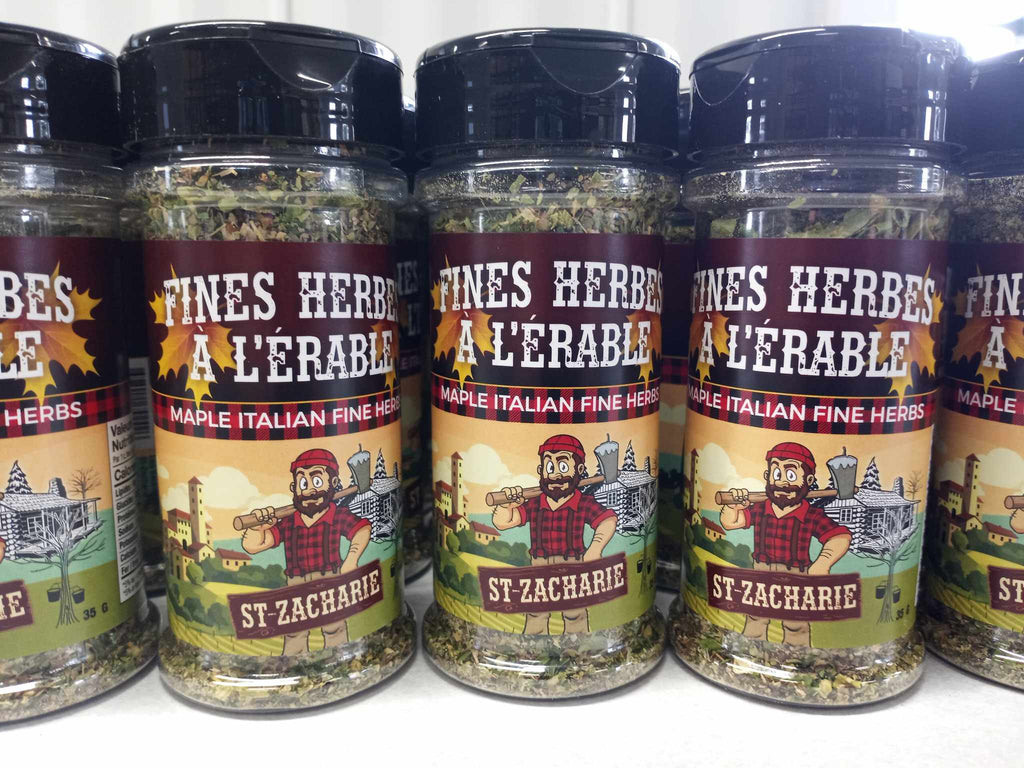 fines herbes à l'érable, produits du terroir, Ferme JN Morin, Les Sauces BBQ St-Zacharie