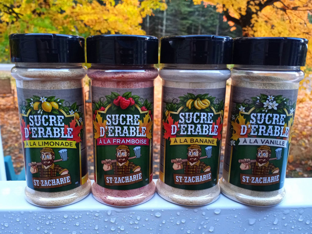 Sucres d'érable aromatisés