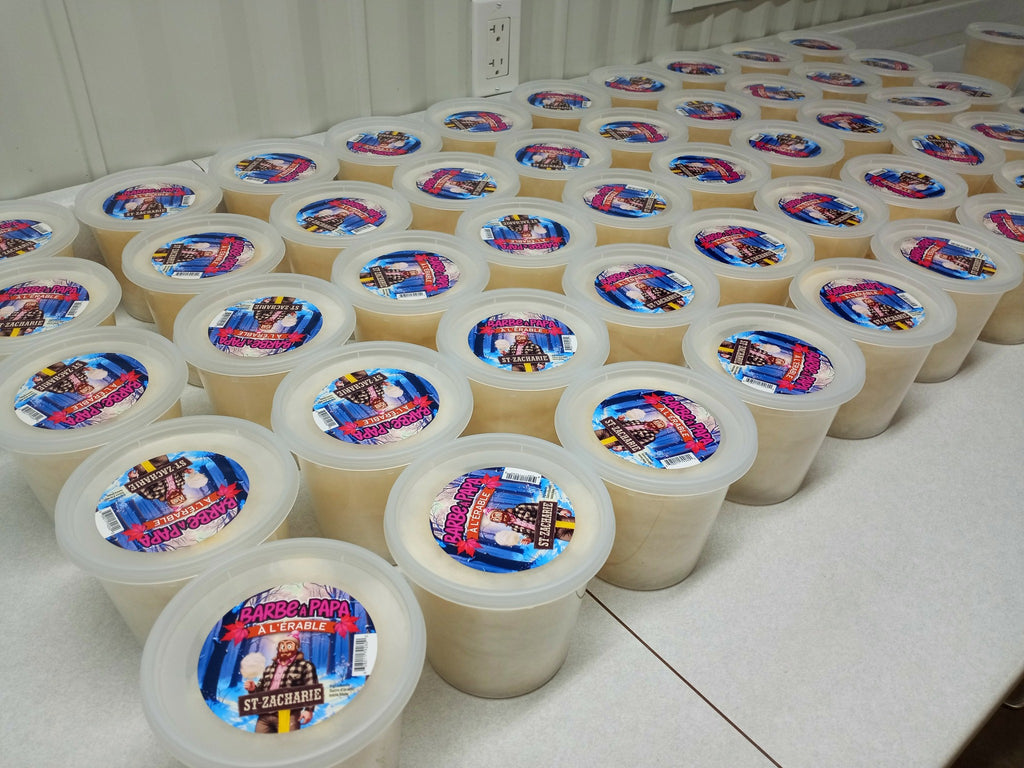 Barbe a papa à l'érable