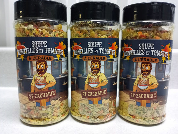 Soupe lentilles et tomates