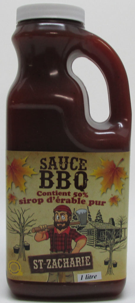 Sauce BBQ à l'érable St-Zacharie, produit du terroir, Ferme JN Morin, Les Sauces BBQ St-Zacharie Inc.