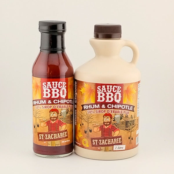 Sauce BBQ St-Zacharie "Rhum & Chipotle"