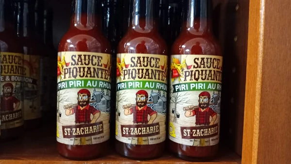 Sauce piquante St-Zacharie 3 variétés