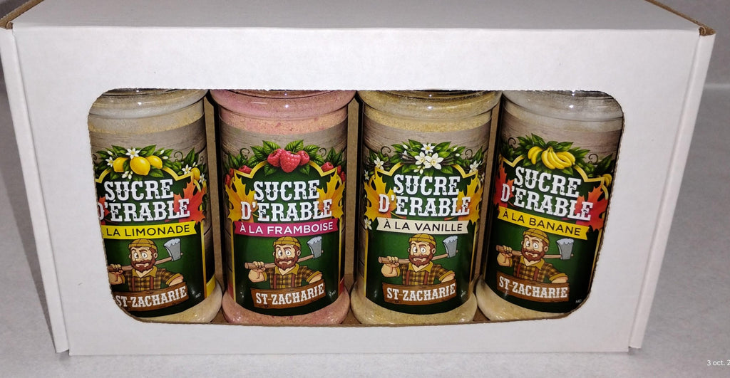 Sucres d'érable aromatisés