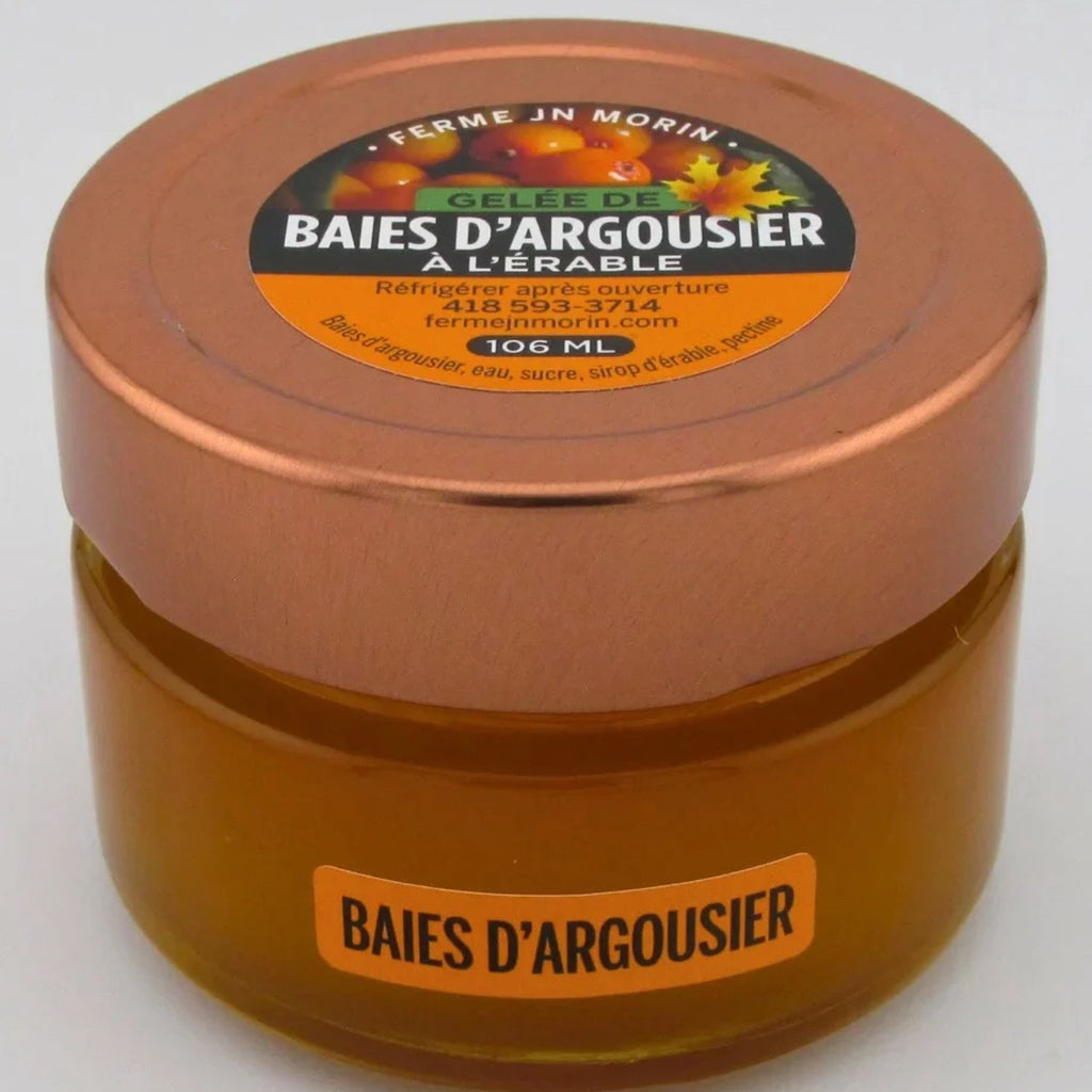 Gelée de baie d'argousier à l'érable