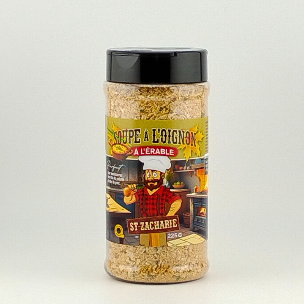 Soupe à l'oignon à l'érable