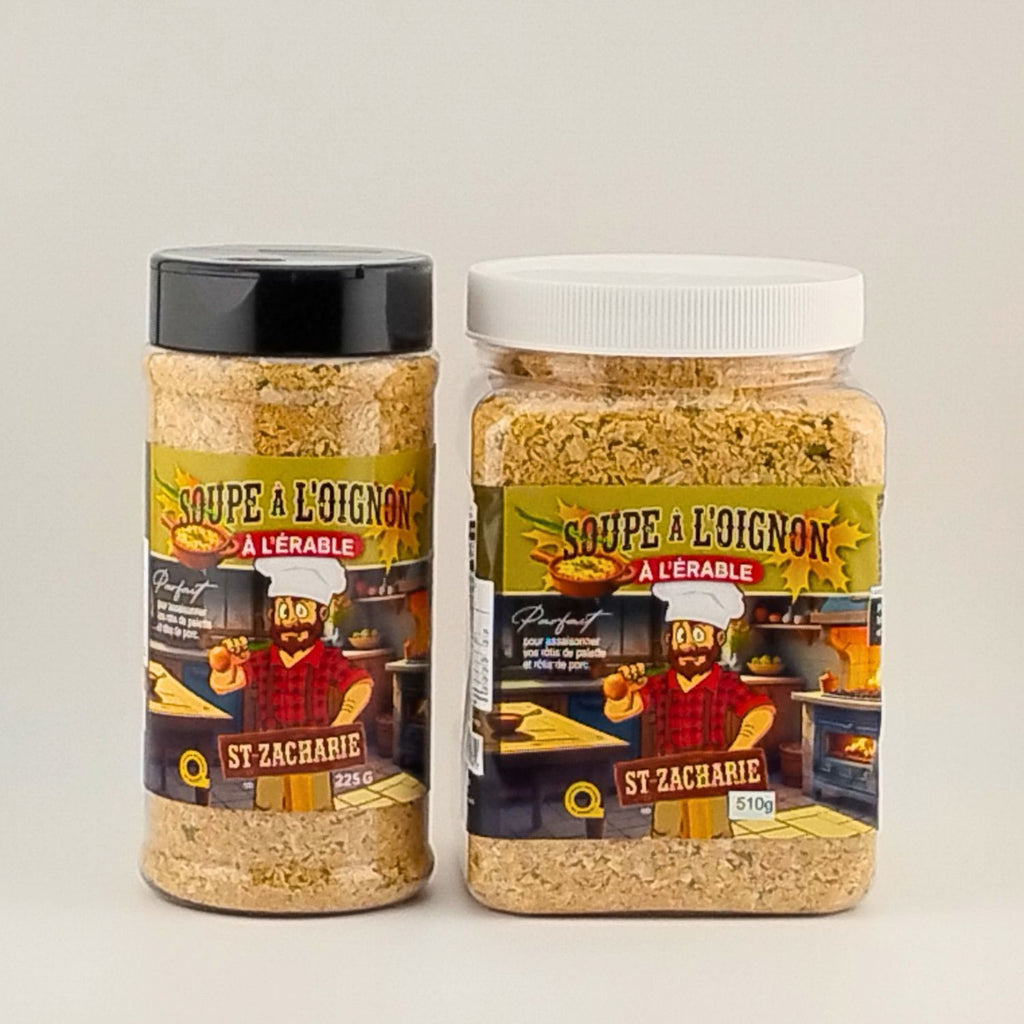 Soupe à l'oignon à l'érable