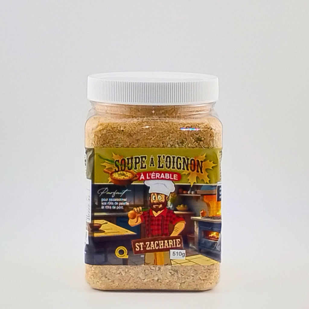 Soupe à l'oignon à l'érable