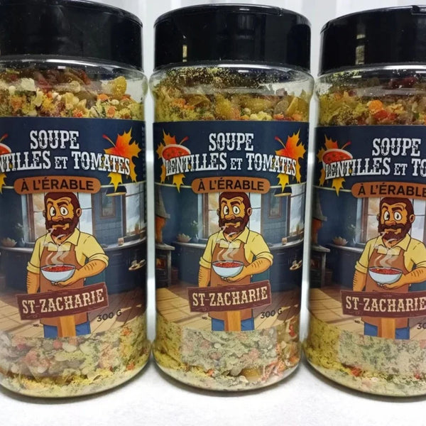 Soupe lentilles et tomates