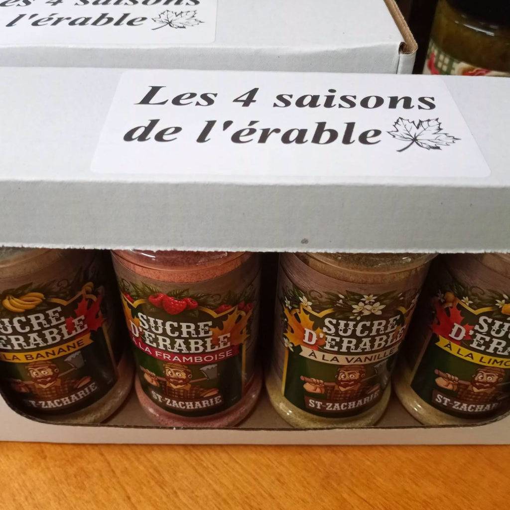 Sucres d'érable aromatisés