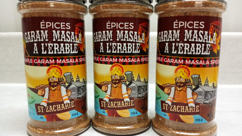 épices Garam Masala produits du terroir,  ferme JN Morin Les Sauces BBQ St-Zacharie