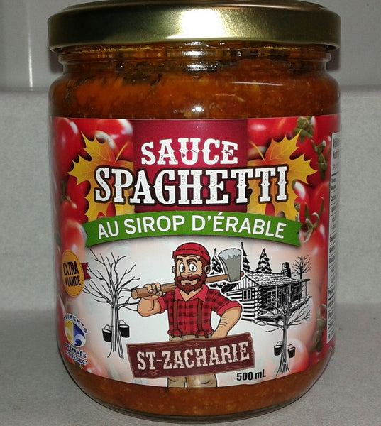 Sauce spaghetti à l'érable St-Zacharie, produit du terroir, Ferme JN Morin