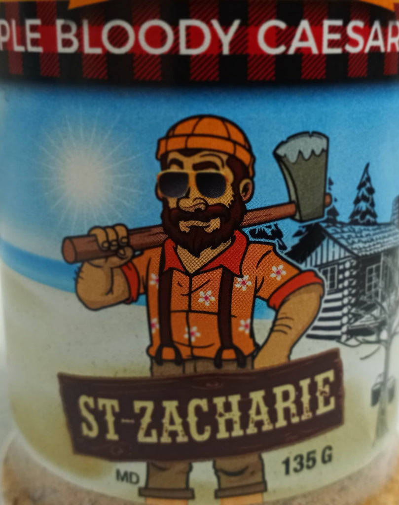 Épices à l'érable pour Bloody César, produit du terroir, Ferme JN Morin, Les Sauces BBQ St-Zacharie