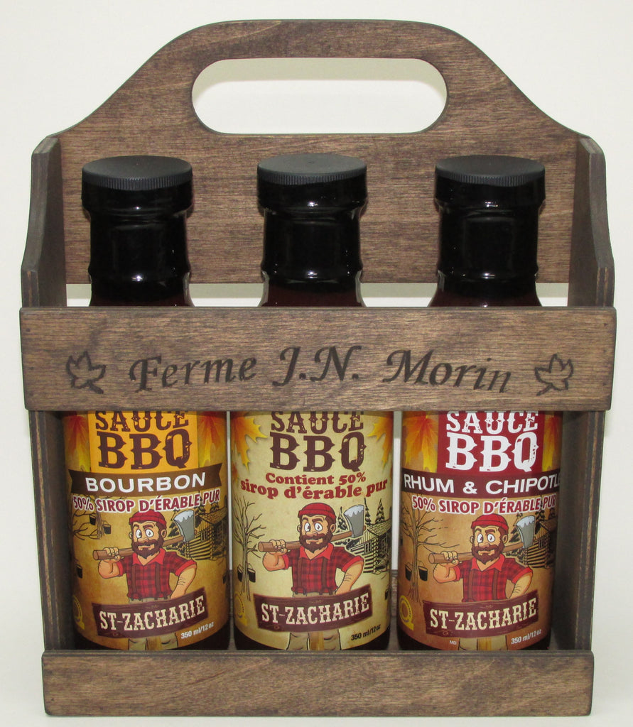 coffret sauces BBQ St-Zacharie  Ferme JN Morin