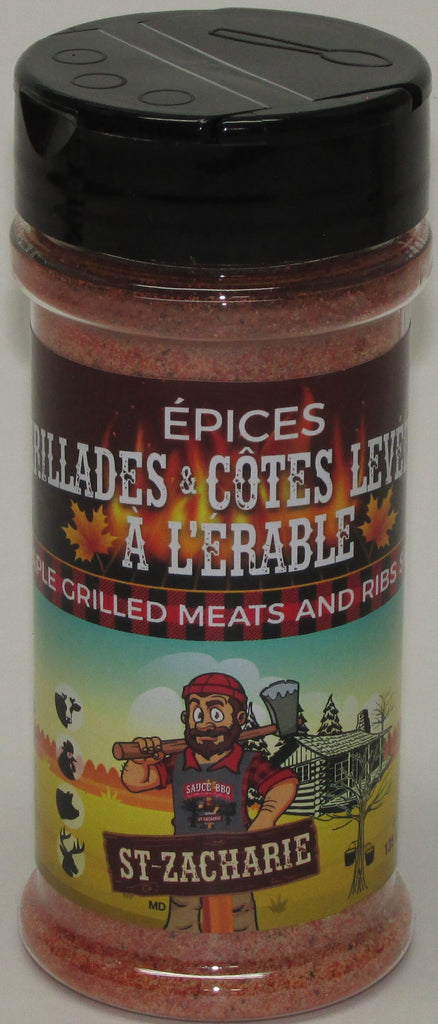 Épices grillades et côtes levées à l'érable, produits du terroir,  ferme JN Morin Les Sauces BBQ St-Zacharie