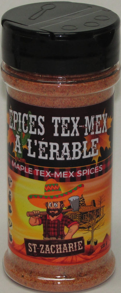 Épices Tex-Mex à l'érable , produit du terroir, Ferme JN Morin, Les Sauces BBQ St-Zacharie